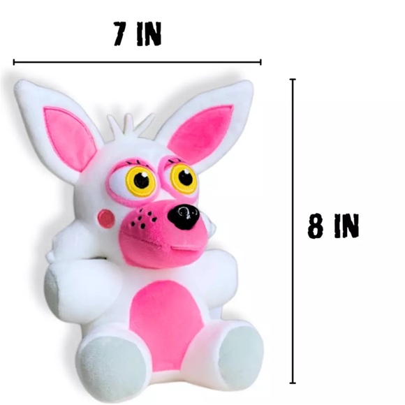 Funko 5 Five Nights At Freddy's Funtime Foxy Plush 8", FNAF Plushies, Toy - Picture 7 of 8